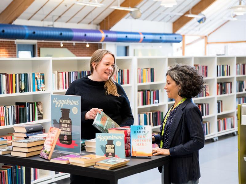 Bibliotekarer i samtale